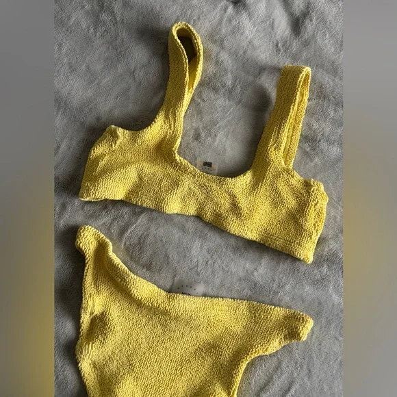 Hunza G Juno Bikini (OneSize) Yellow, Excellent Condition! - Picture 11 of 15